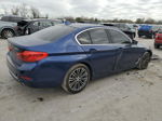 2019 Bmw 530 I Blue vin: WBAJA5C50KWW05638