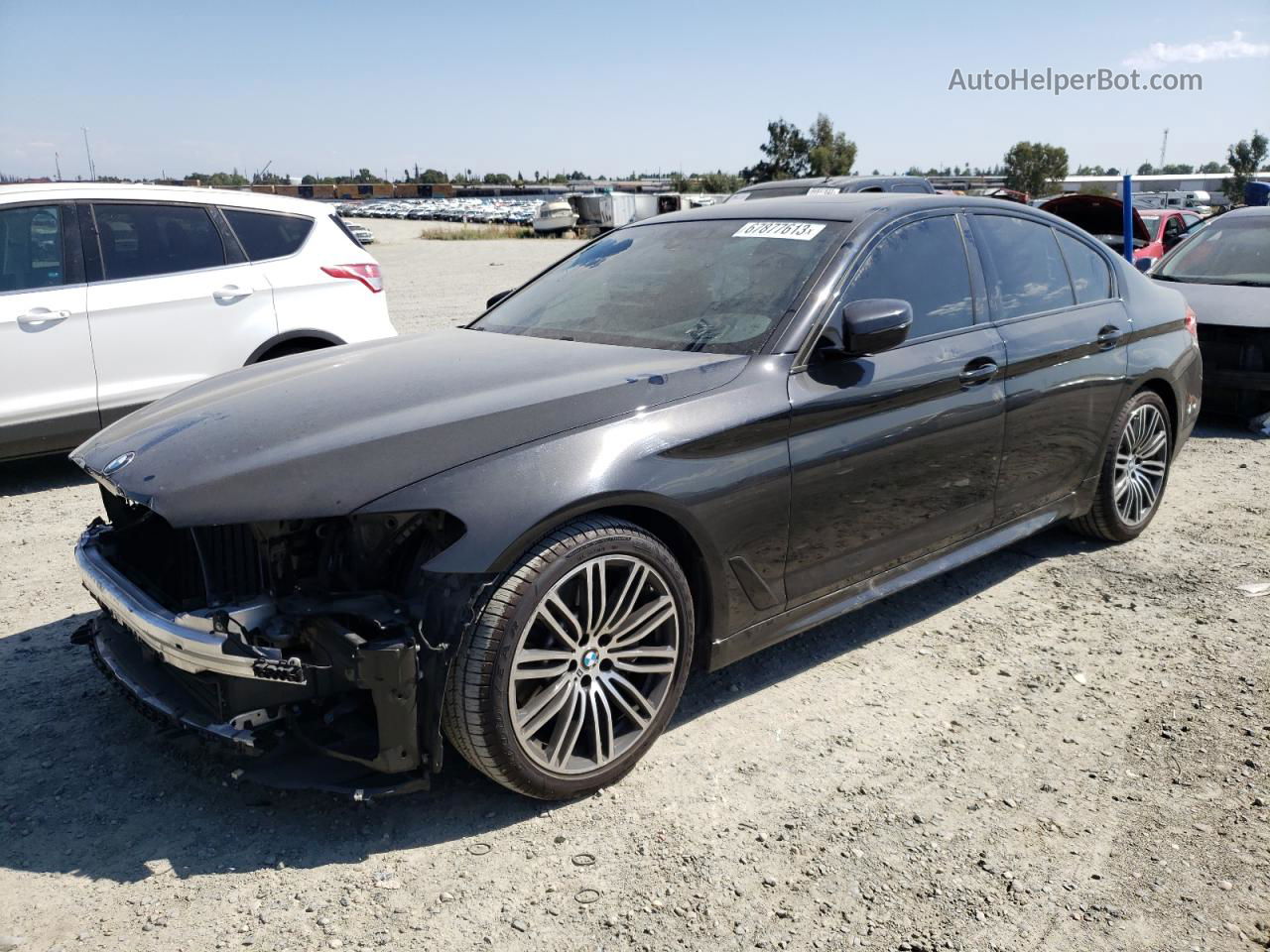 2019 Bmw 530 I Black vin: WBAJA5C50KWW11553