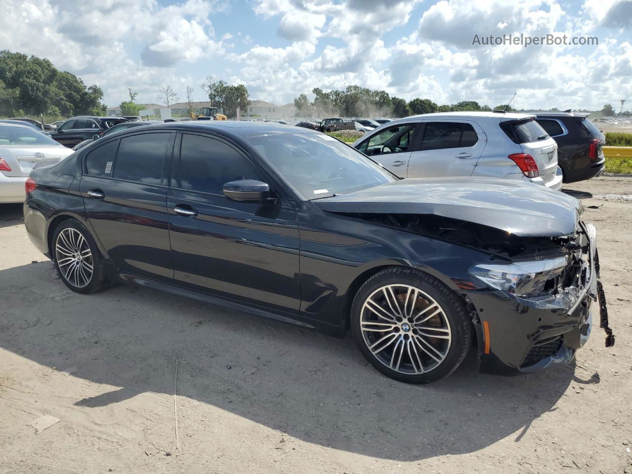 2018 Bmw 530 I Charcoal vin: WBAJA5C52JWA39063