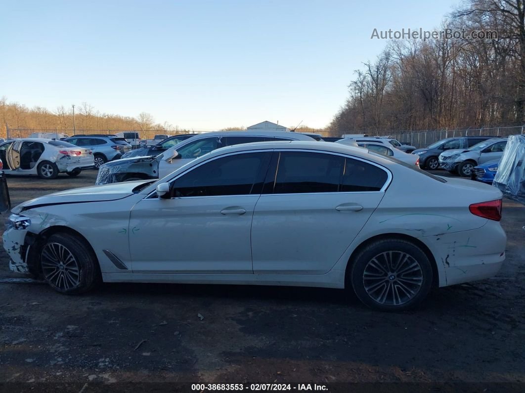 2019 Bmw 530i   White vin: WBAJA5C52KBX87284