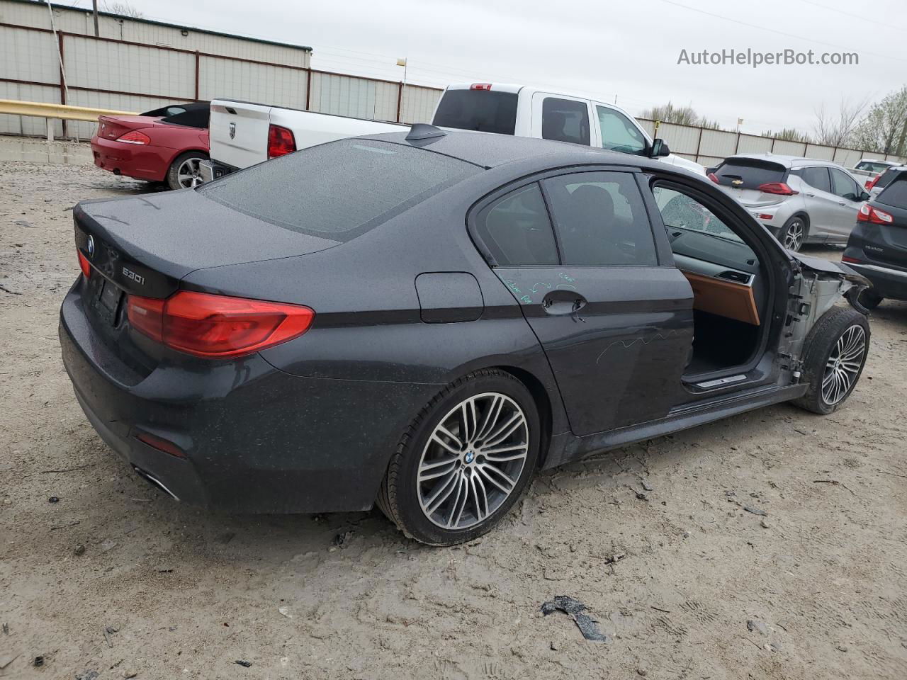 2019 Bmw 530 I Black vin: WBAJA5C52KWW11005