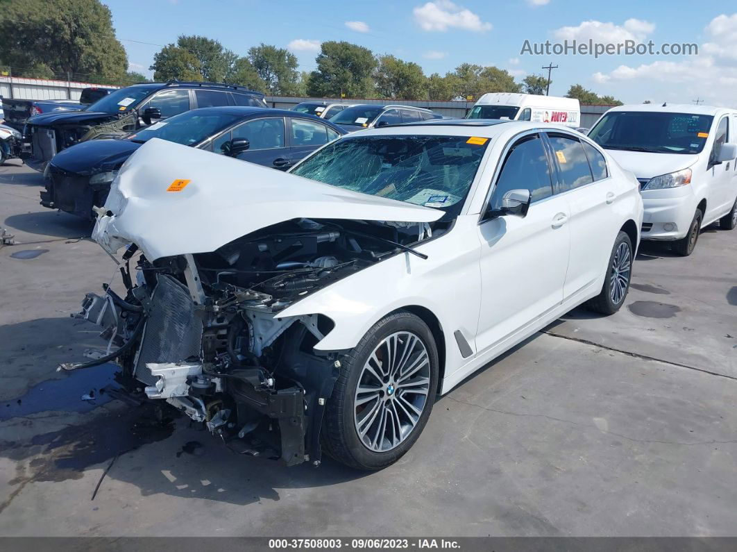 2019 Bmw 5 Series 530i White vin: WBAJA5C52KWW38902