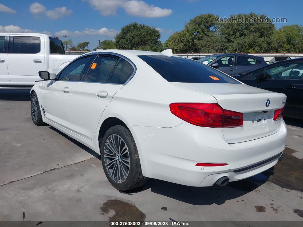 2019 Bmw 5 Series 530i White vin: WBAJA5C52KWW38902