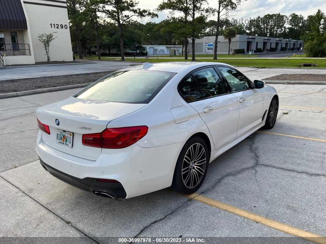 2017 Bmw 530   White vin: WBAJA5C53HG455656