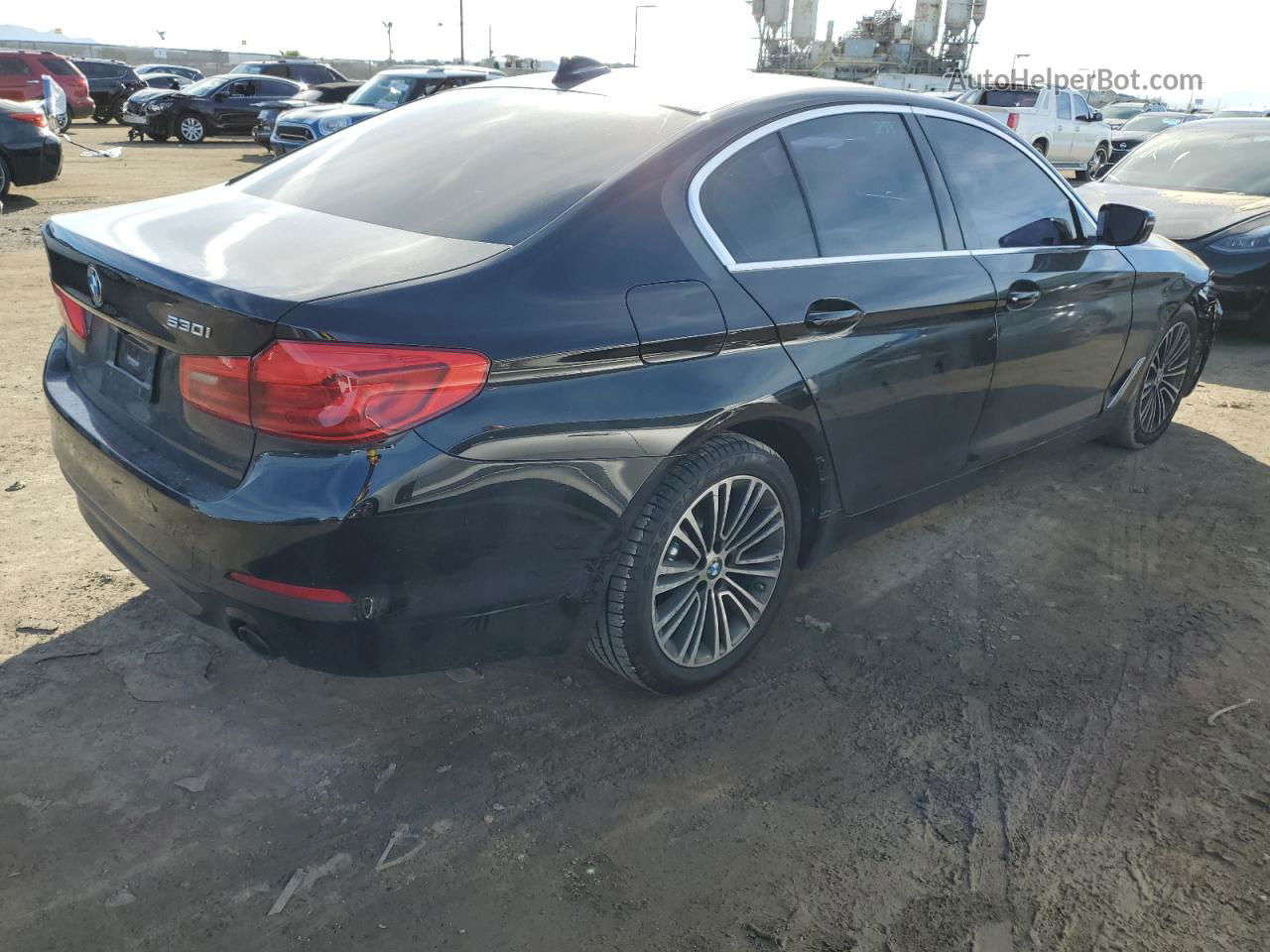 2019 Bmw 530 I Black vin: WBAJA5C53KG901134