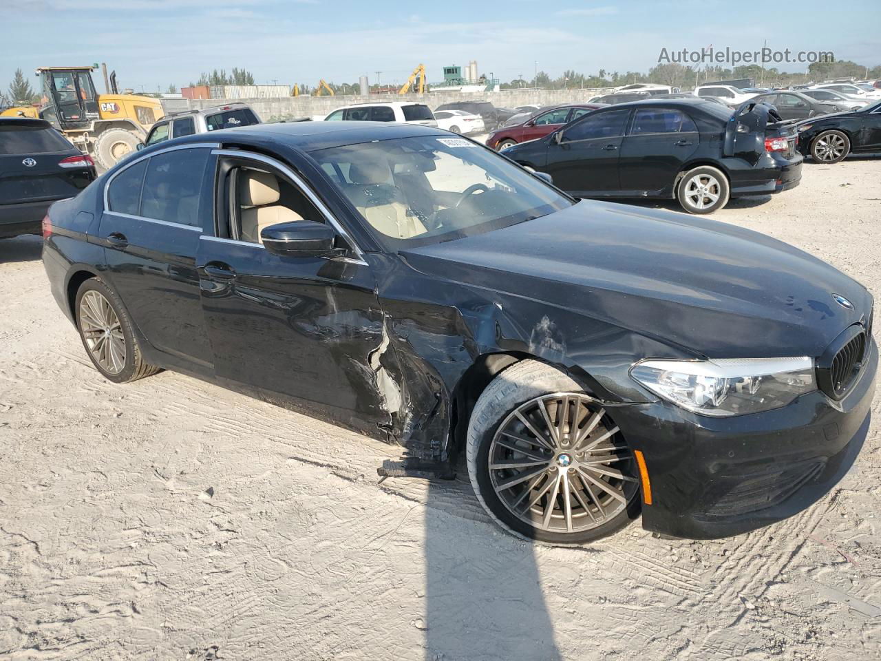 2019 Bmw 530 I Черный vin: WBAJA5C53KWW06007