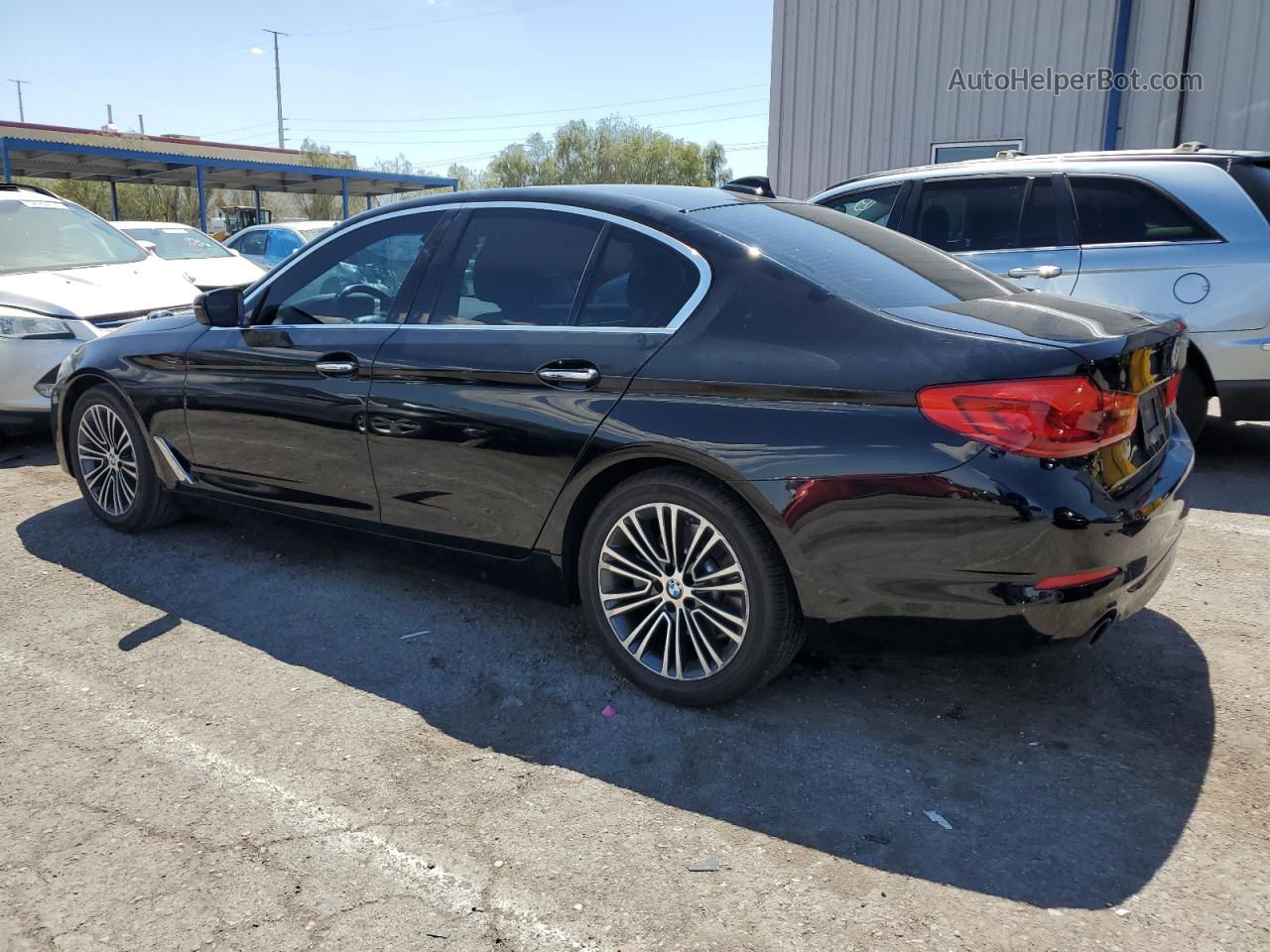 2018 Bmw 530 I Черный vin: WBAJA5C54JWA37590