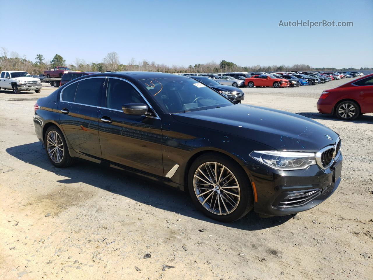 2018 Bmw 530 I Black vin: WBAJA5C55JG898929