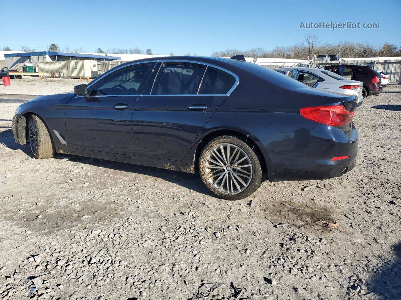 2018 Bmw 530 I Blue vin: WBAJA5C55JWA57041