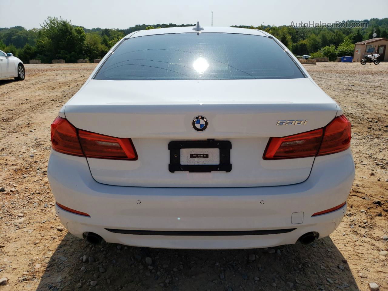 2018 Bmw 530 I White vin: WBAJA5C55JWA57444