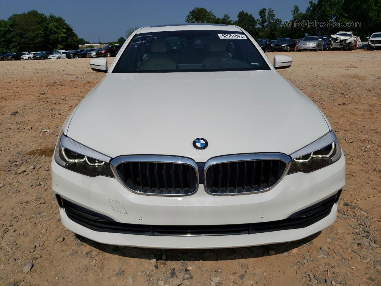 2018 Bmw 530 I White vin: WBAJA5C55JWA57444