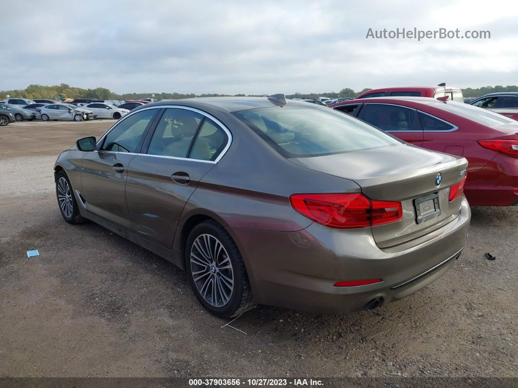 2019 Bmw 530i Brown vin: WBAJA5C55KBX49144