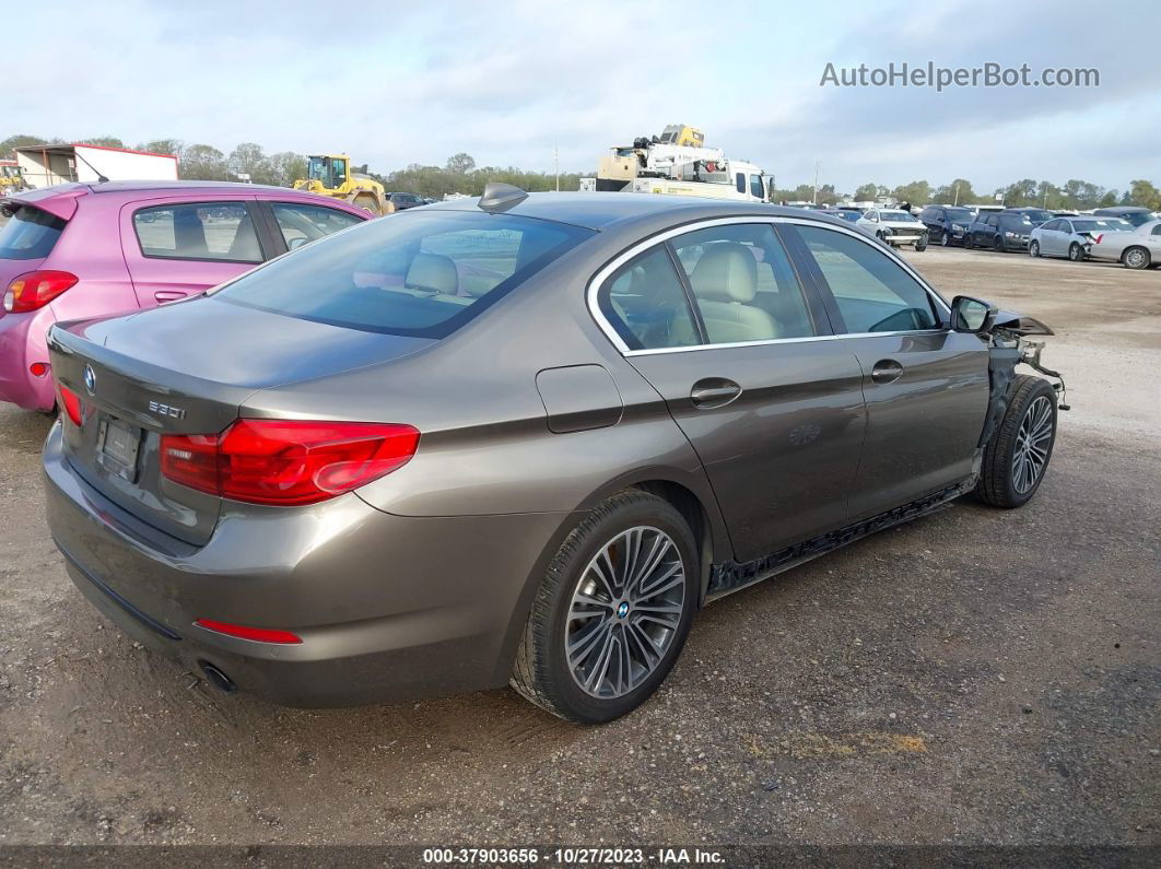 2019 Bmw 530i Brown vin: WBAJA5C55KBX49144