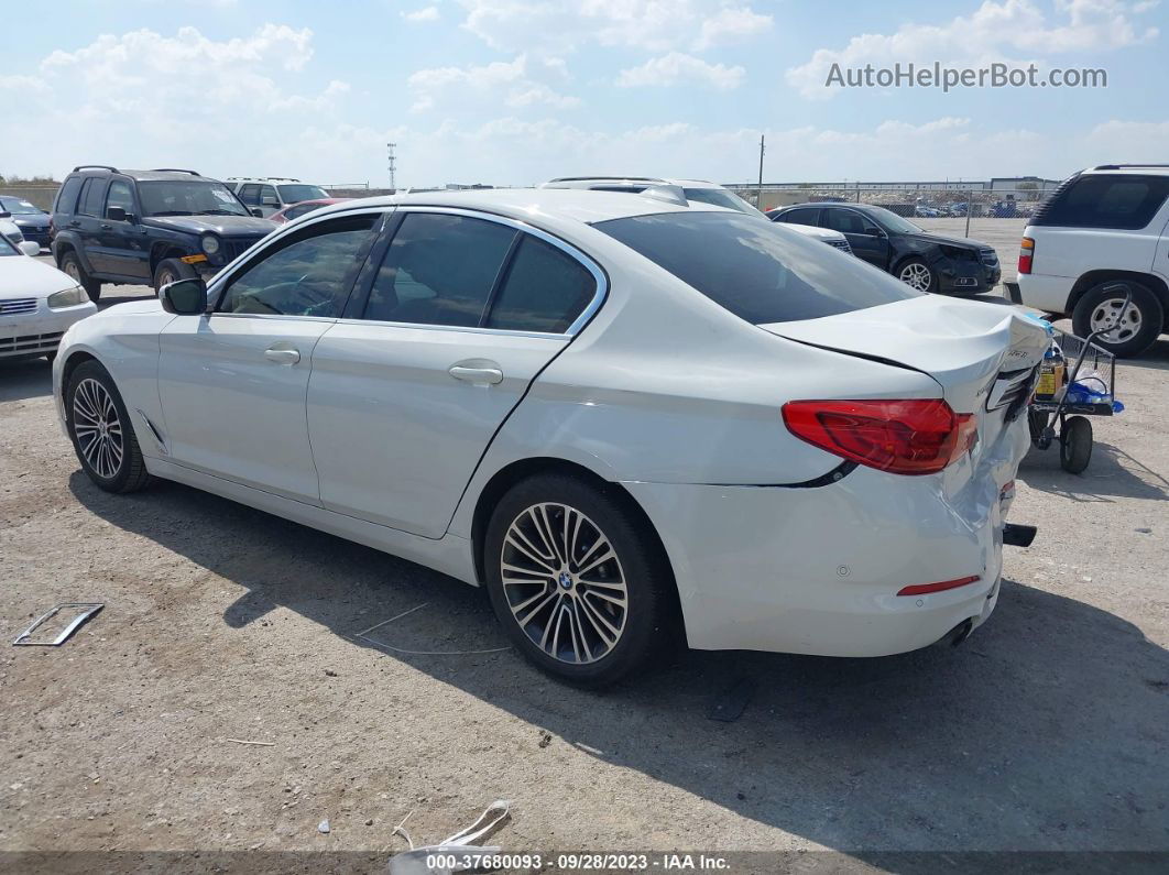 2019 Bmw 530i White vin: WBAJA5C55KWA57882