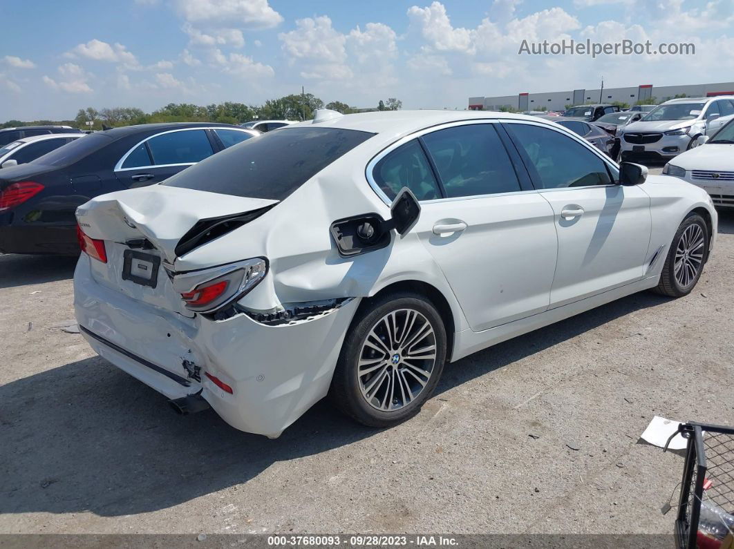 2019 Bmw 530i White vin: WBAJA5C55KWA57882