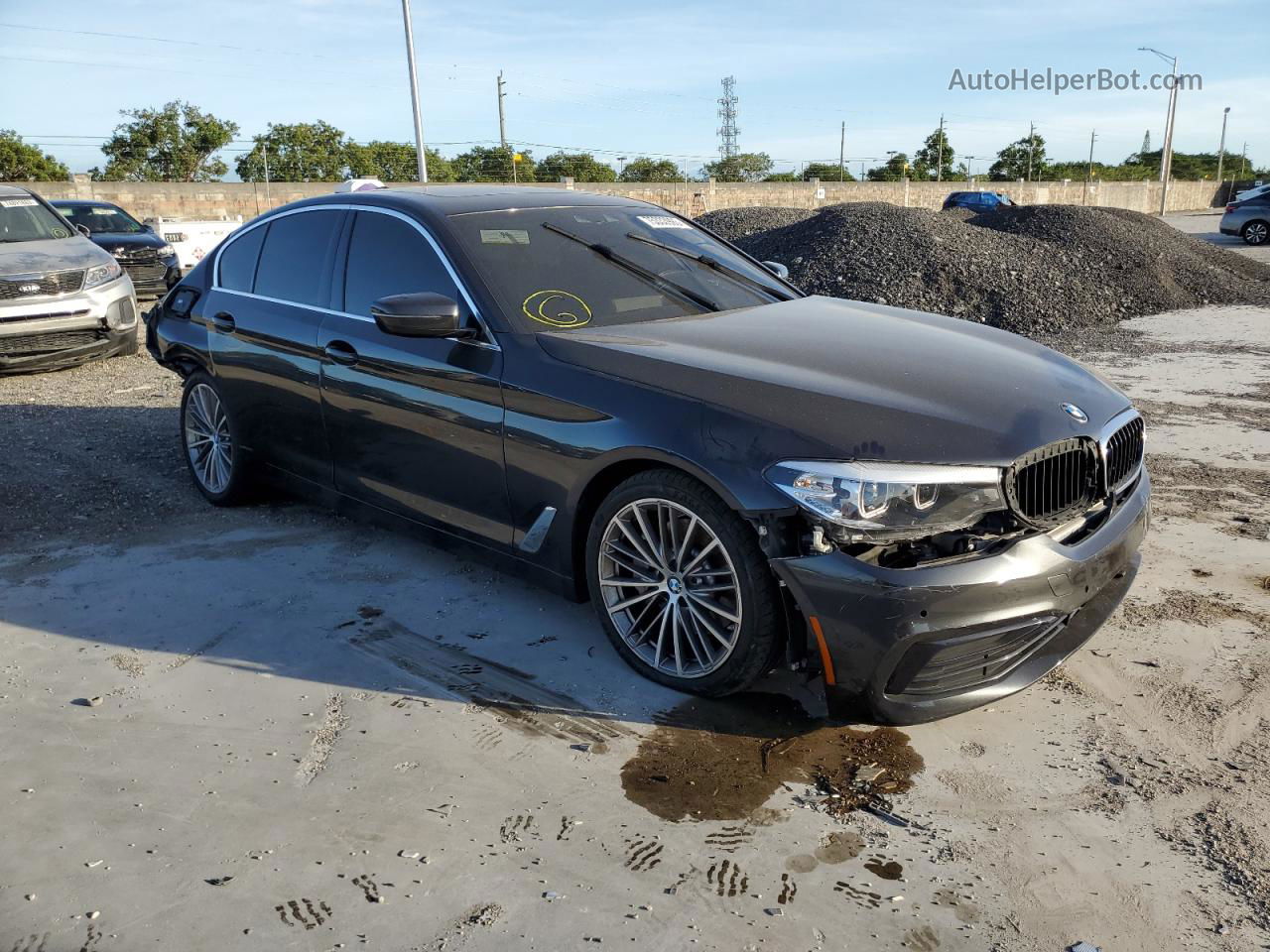 2019 Bmw 530 I Black vin: WBAJA5C55KWW49201