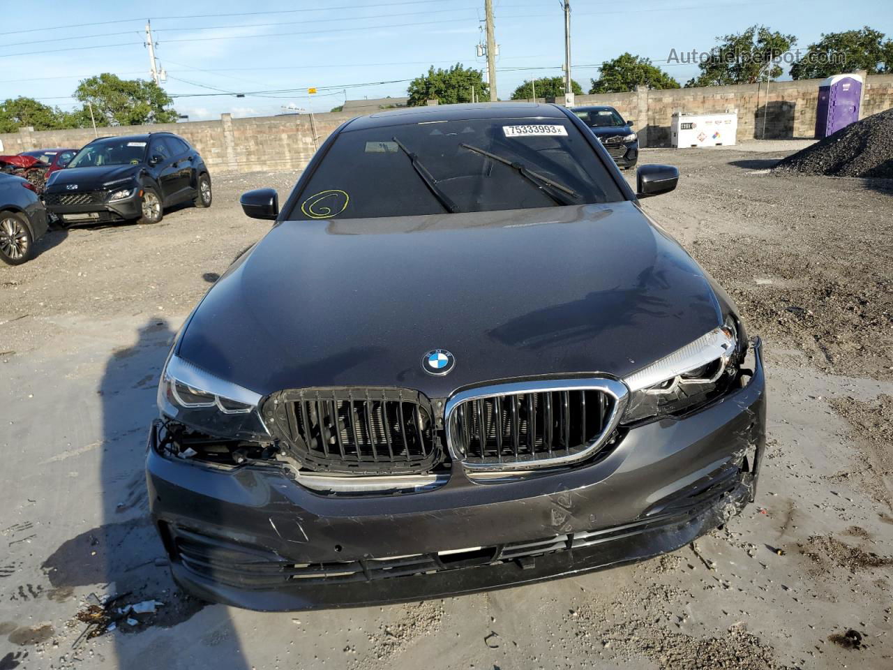 2019 Bmw 530 I Black vin: WBAJA5C55KWW49201