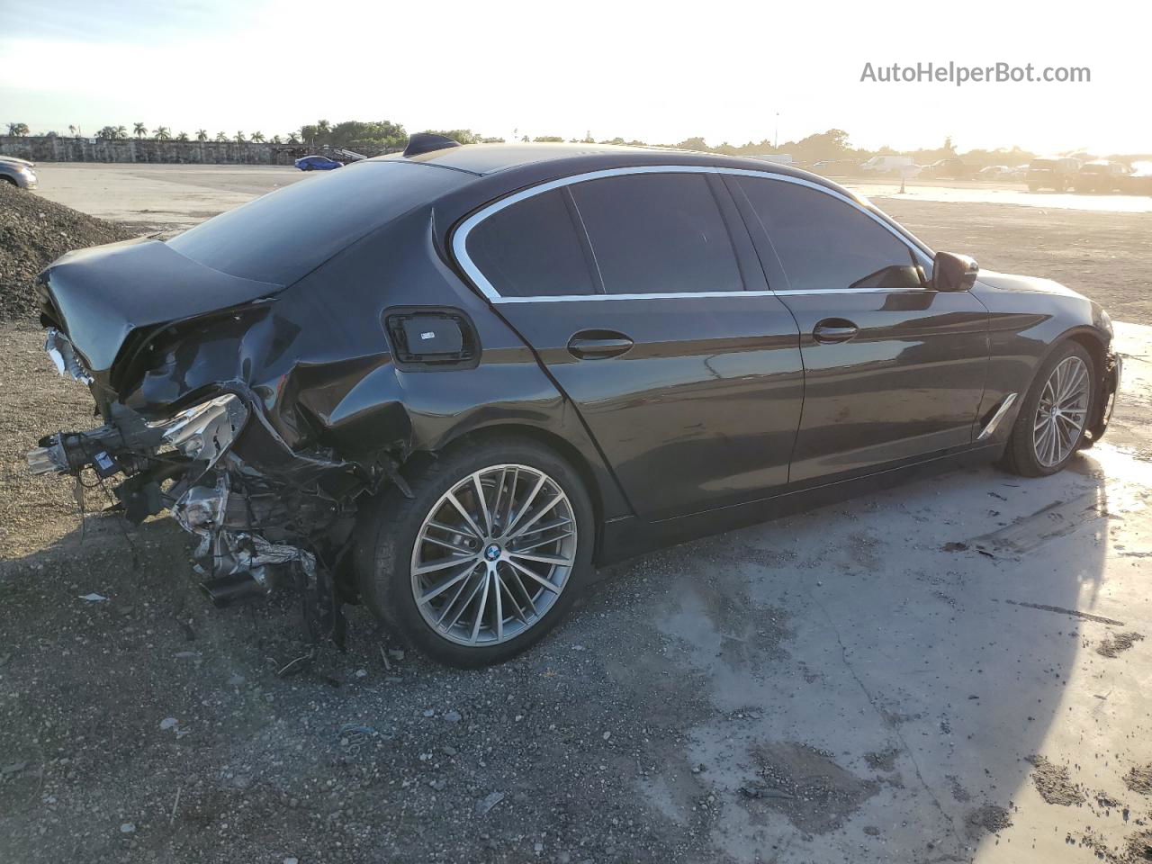 2019 Bmw 530 I Black vin: WBAJA5C55KWW49201