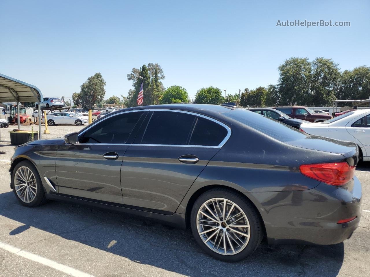 2018 Bmw 530 I Charcoal vin: WBAJA5C56JWA38708