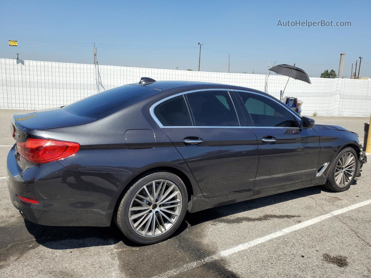 2018 Bmw 530 I Угольный vin: WBAJA5C56JWA38708