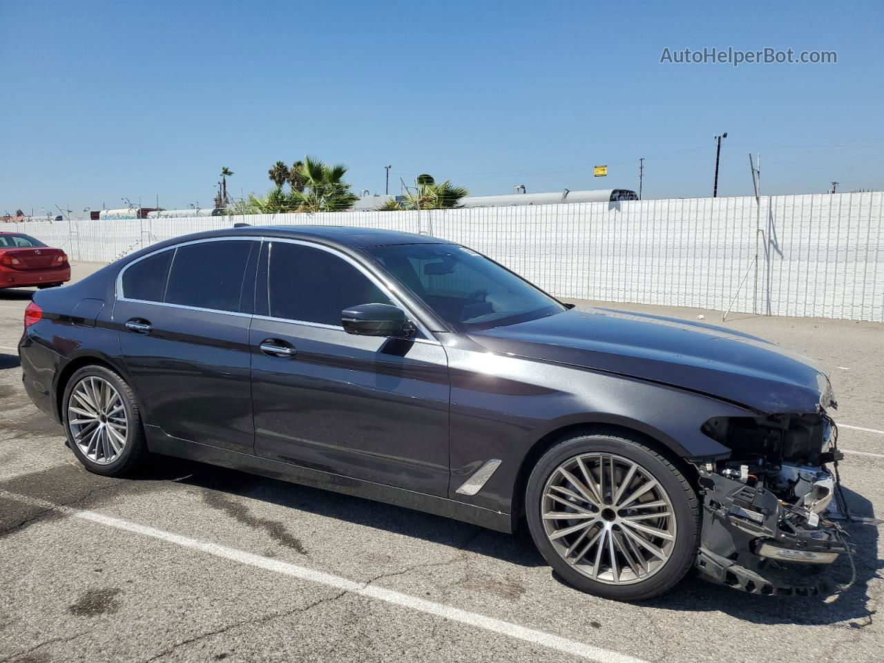 2018 Bmw 530 I Charcoal vin: WBAJA5C56JWA38708