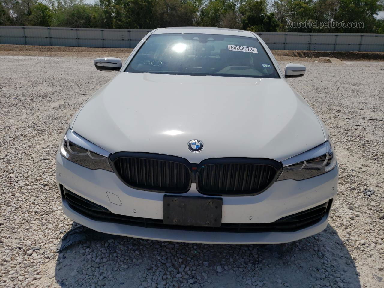 2019 Bmw 530 I White vin: WBAJA5C56KWW09161