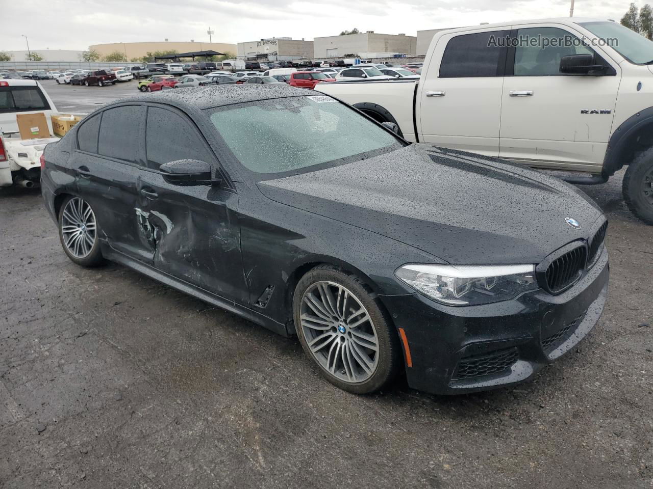 2019 Bmw 530 I Black vin: WBAJA5C56KWW13890