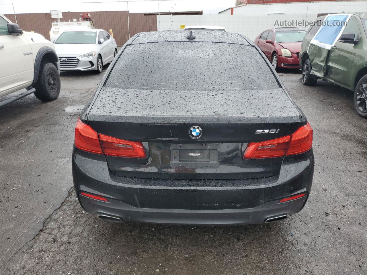 2019 Bmw 530 I Black vin: WBAJA5C56KWW13890