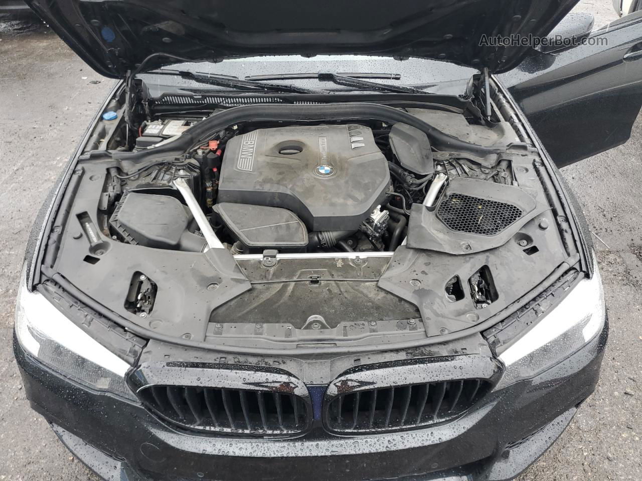 2019 Bmw 530 I Черный vin: WBAJA5C56KWW13890