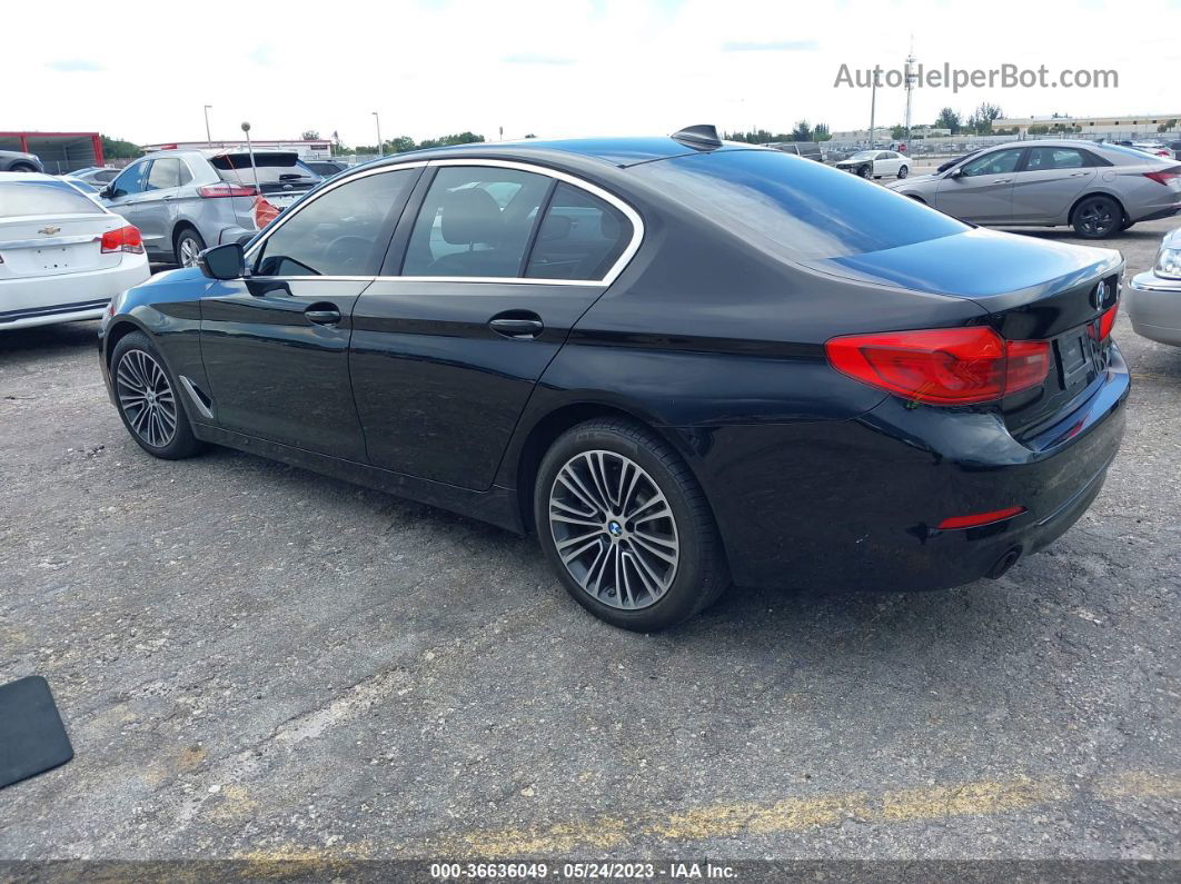 2019 Bmw 5 Series 530i Черный vin: WBAJA5C57KWW14613