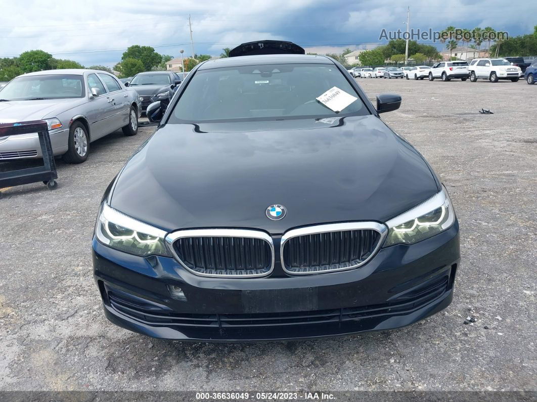 2019 Bmw 5 Series 530i Black vin: WBAJA5C57KWW14613