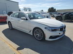 2018 Bmw 530 I White vin: WBAJA5C58JWA35308