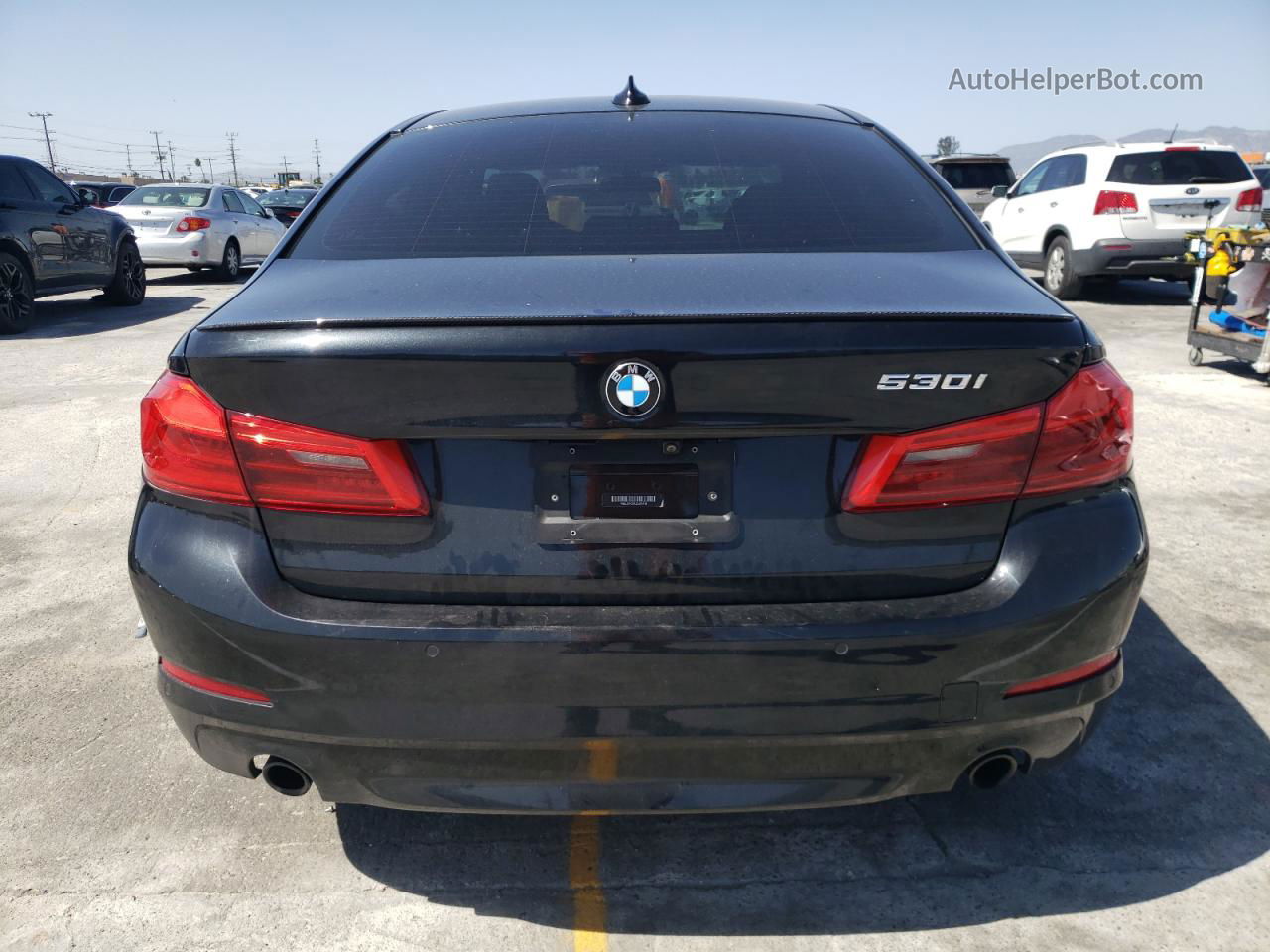 2018 Bmw 530 I Black vin: WBAJA5C58JWA39035