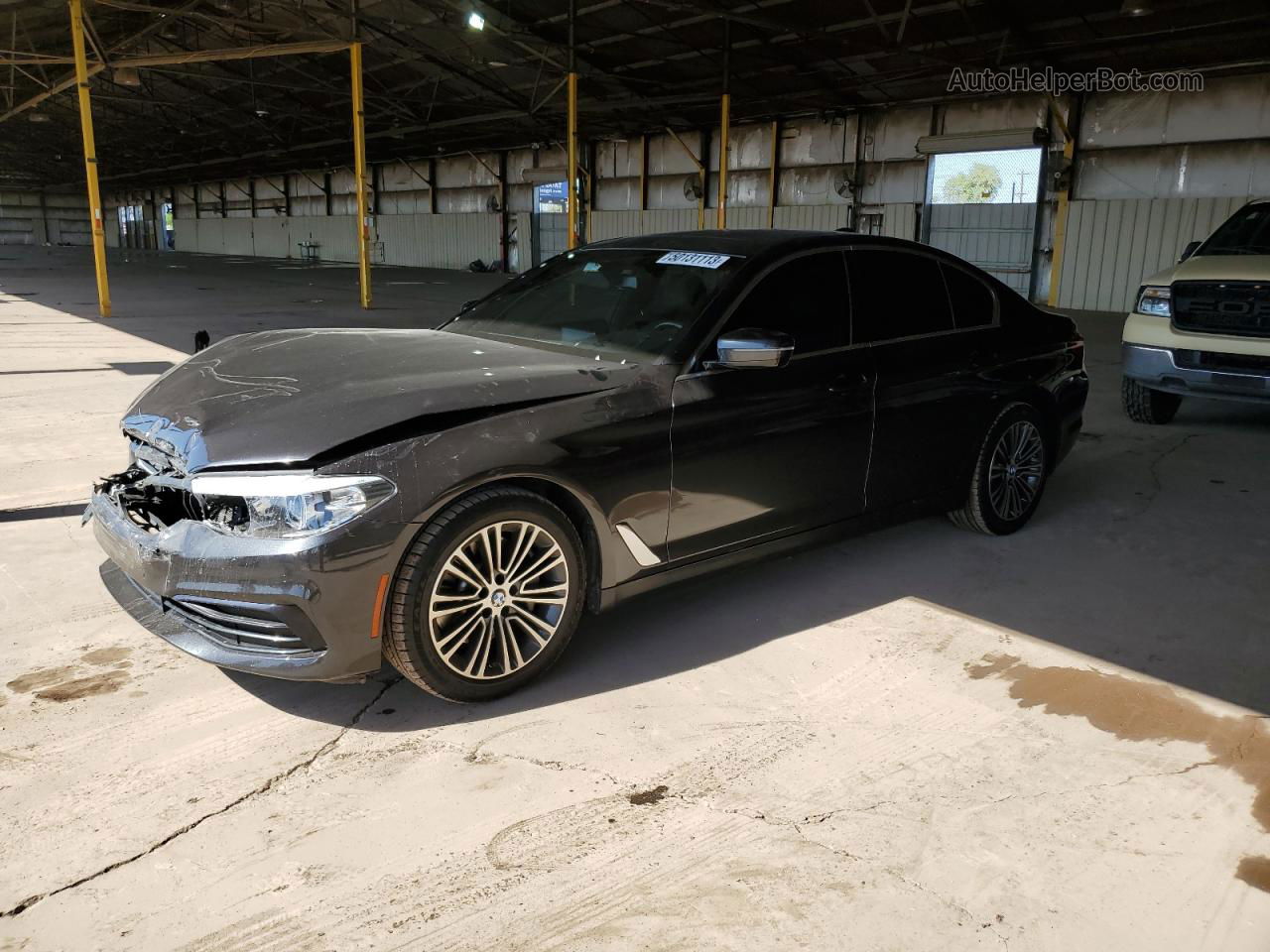 2019 Bmw 530 I Charcoal vin: WBAJA5C58KWW01126