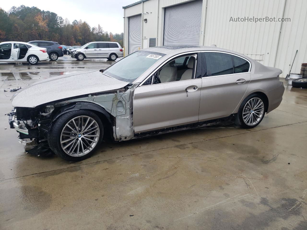 2019 Bmw 530 I Gold vin: WBAJA5C58KWW02695