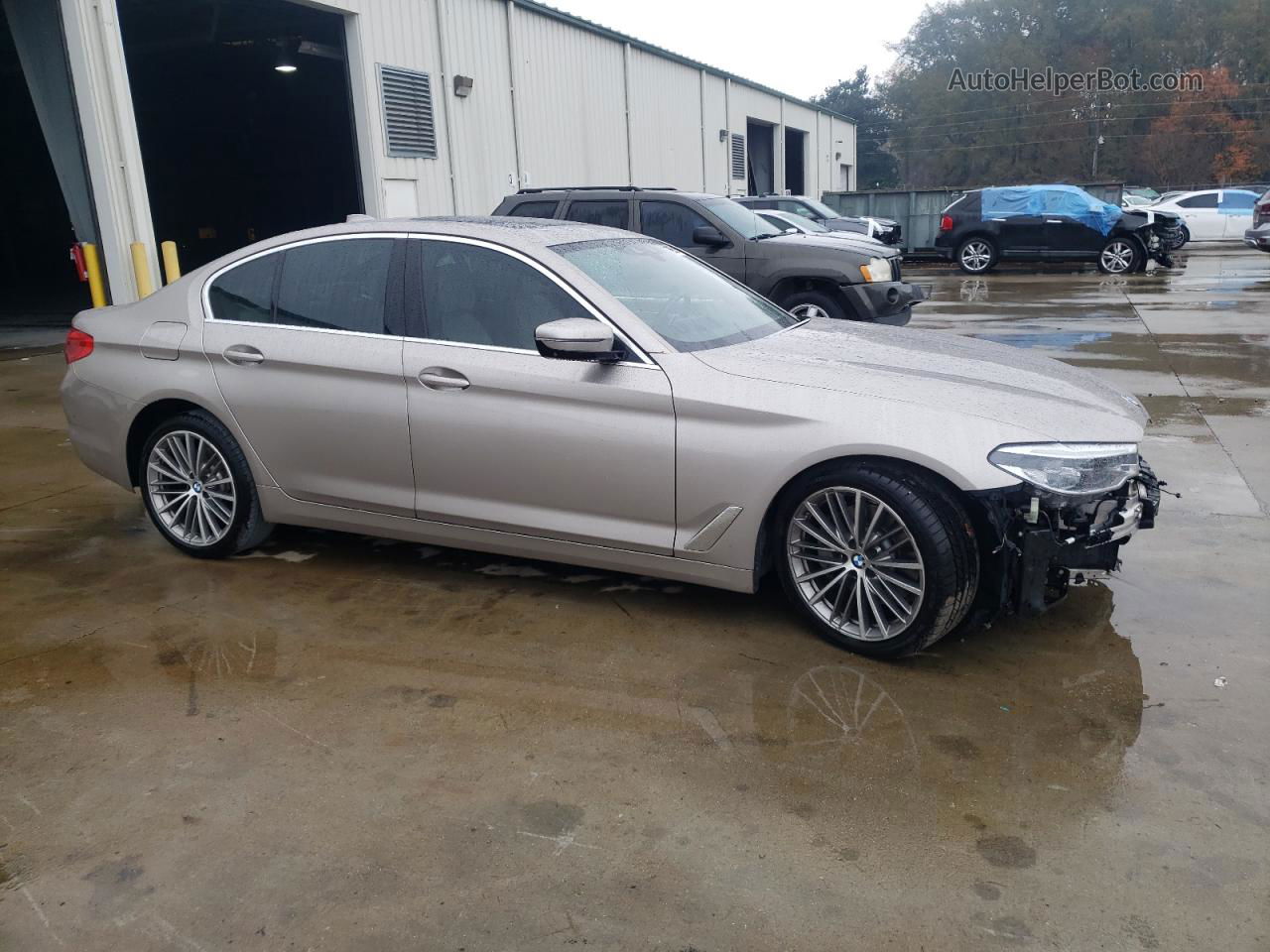 2019 Bmw 530 I Gold vin: WBAJA5C58KWW02695