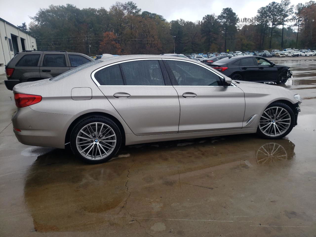 2019 Bmw 530 I Gold vin: WBAJA5C58KWW02695