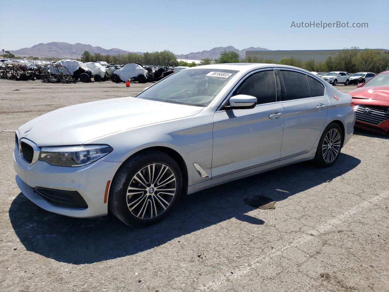 2019 Bmw 530 I Silver vin: WBAJA5C58KWW05905