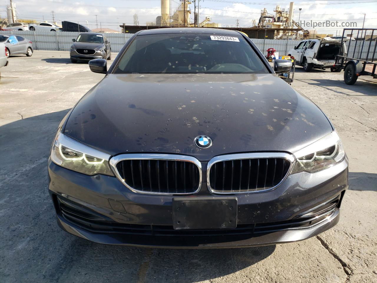 2019 Bmw 530 I Черный vin: WBAJA5C59KWW02317