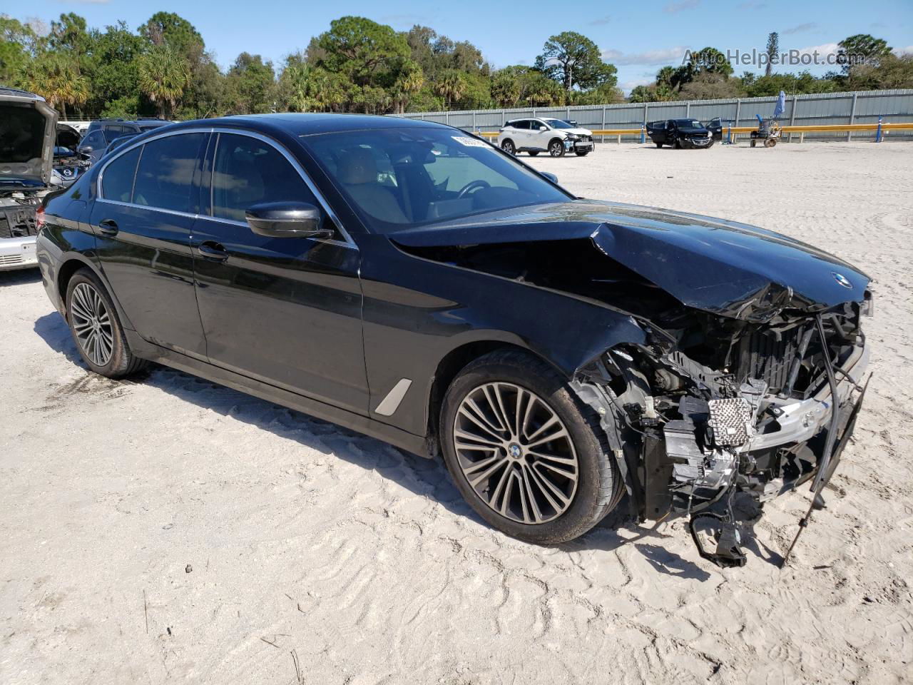 2019 Bmw 530 I Black vin: WBAJA5C59KWW04410