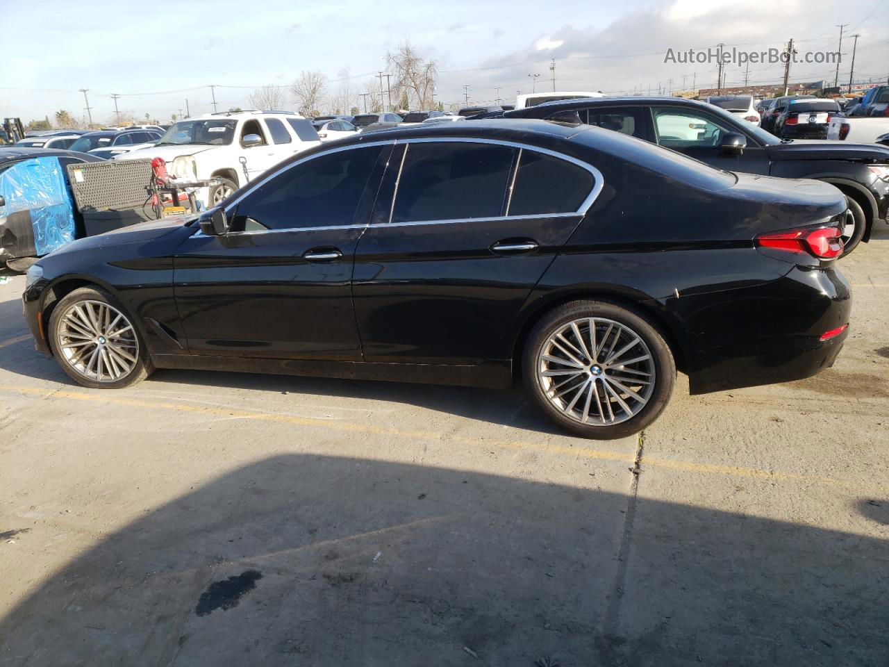 2018 Bmw 530 I Black vin: WBAJA5C5XJG898098