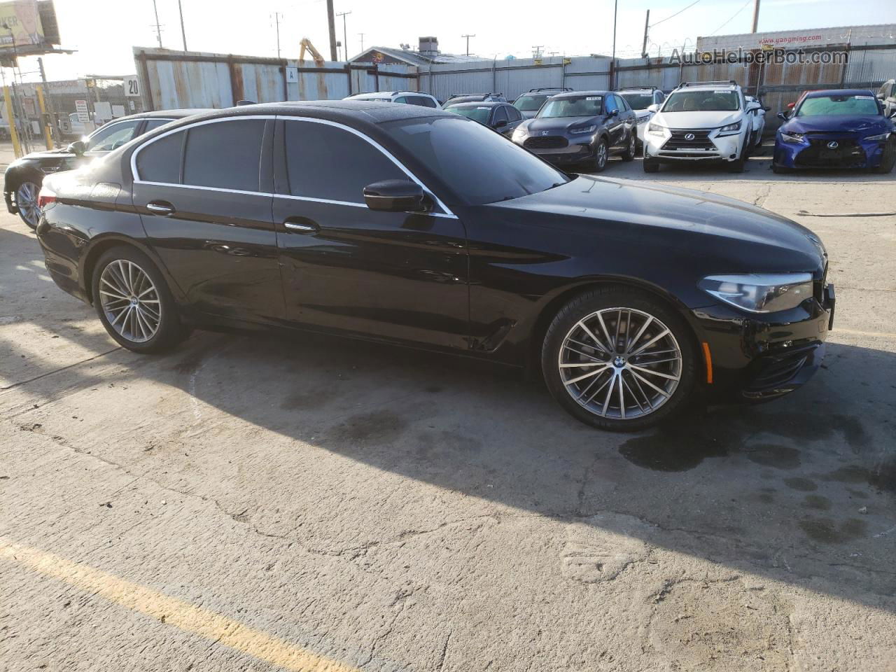 2018 Bmw 530 I Black vin: WBAJA5C5XJG898098