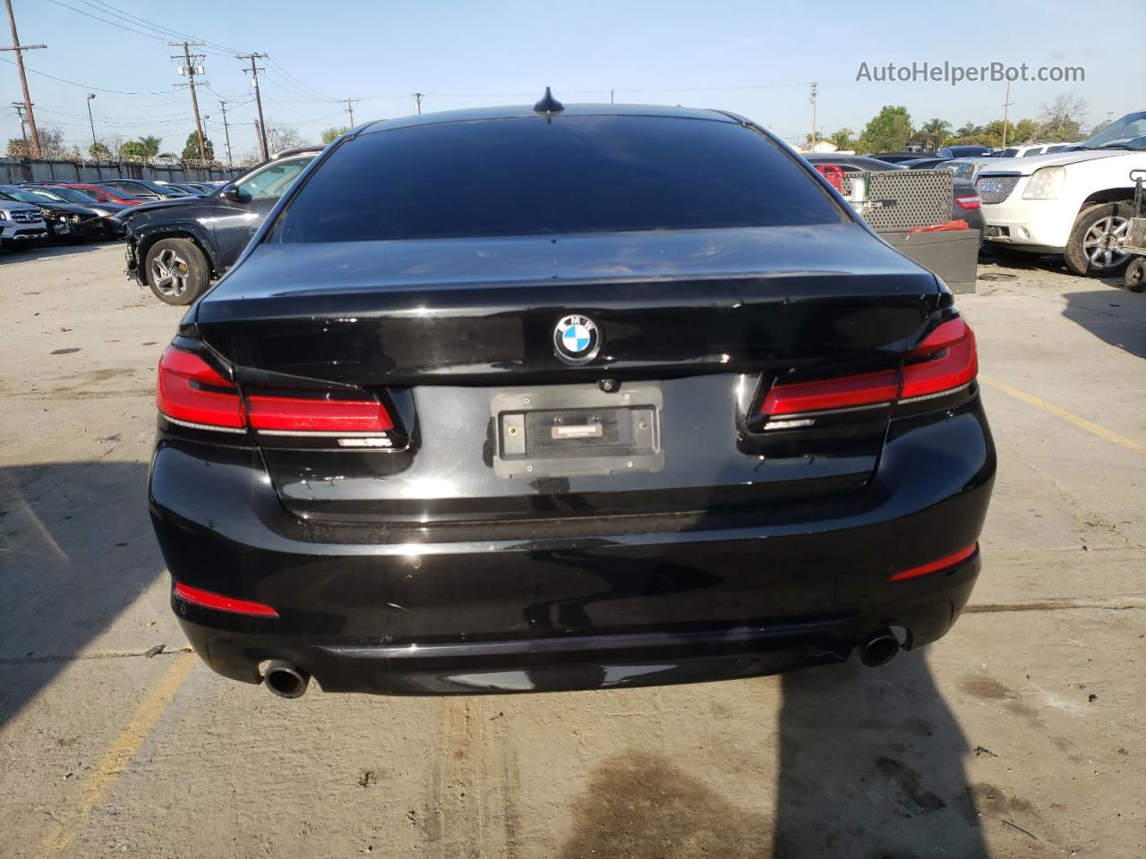 2018 Bmw 530 I Black vin: WBAJA5C5XJG898098