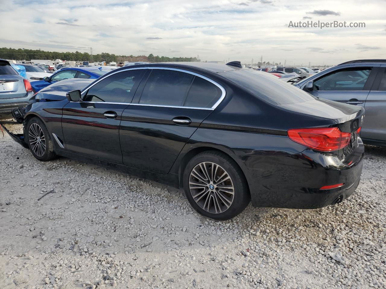 2018 Bmw 530 I Black vin: WBAJA5C5XJG899543