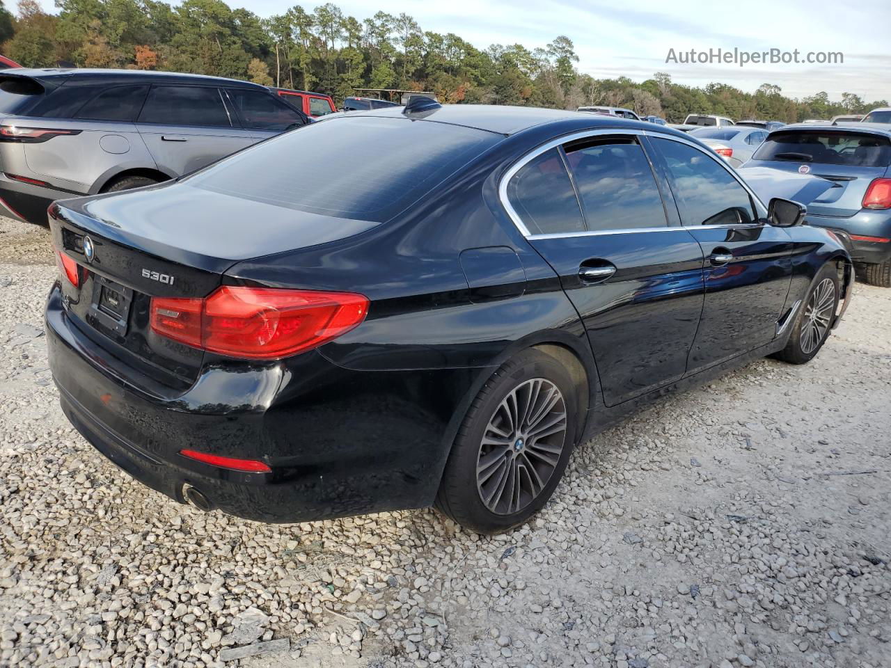 2018 Bmw 530 I Black vin: WBAJA5C5XJG899543