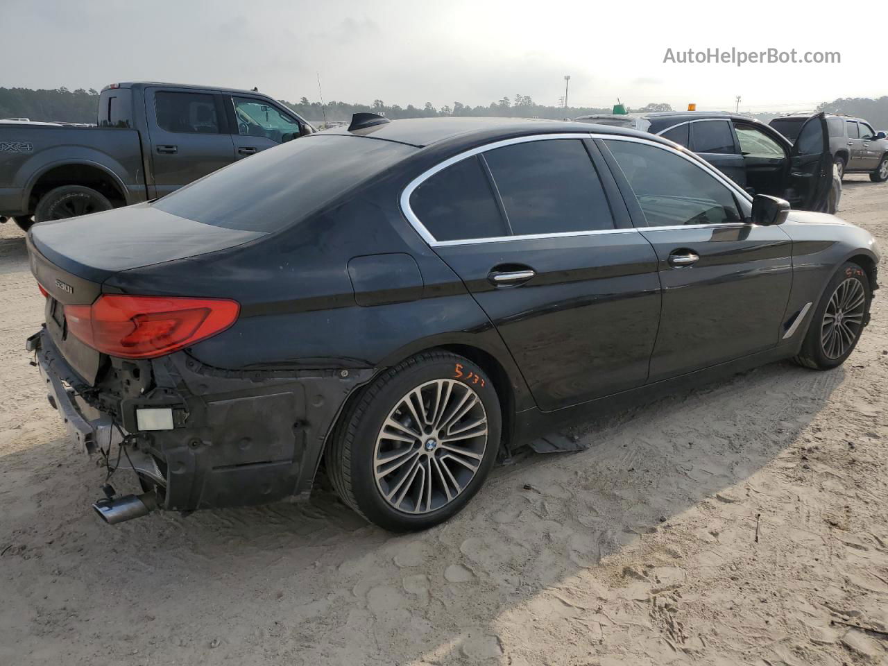 2018 Bmw 530 I Black vin: WBAJA5C5XJWA39053