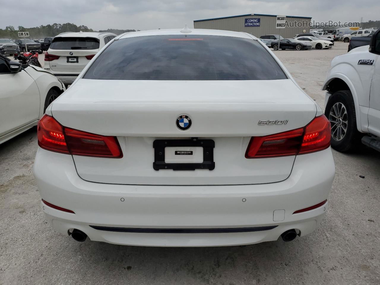 2018 Bmw 530 I White vin: WBAJA5C5XJWA57178