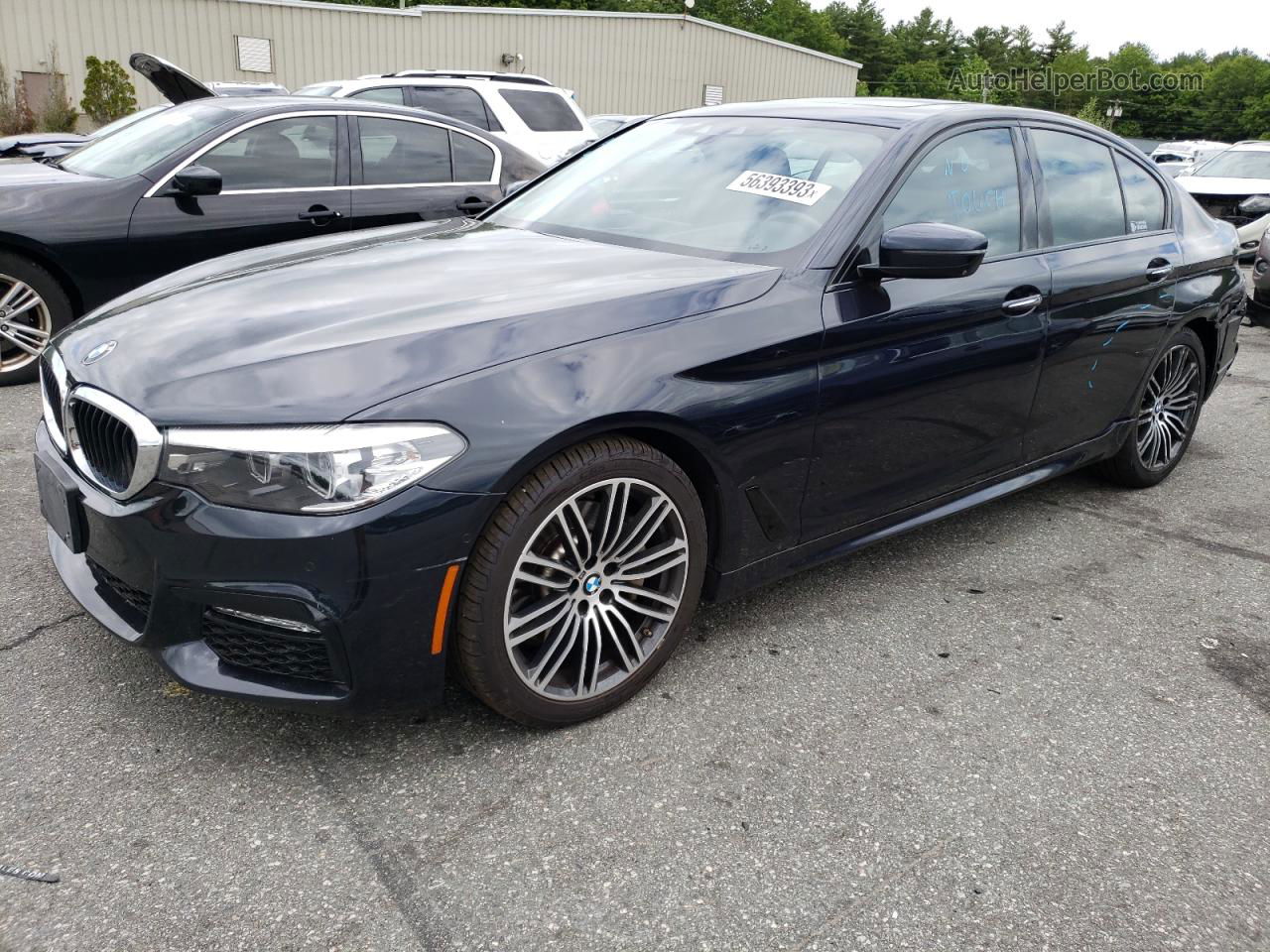 2017 Bmw 530 Xi Black vin: WBAJA7C30HG903863