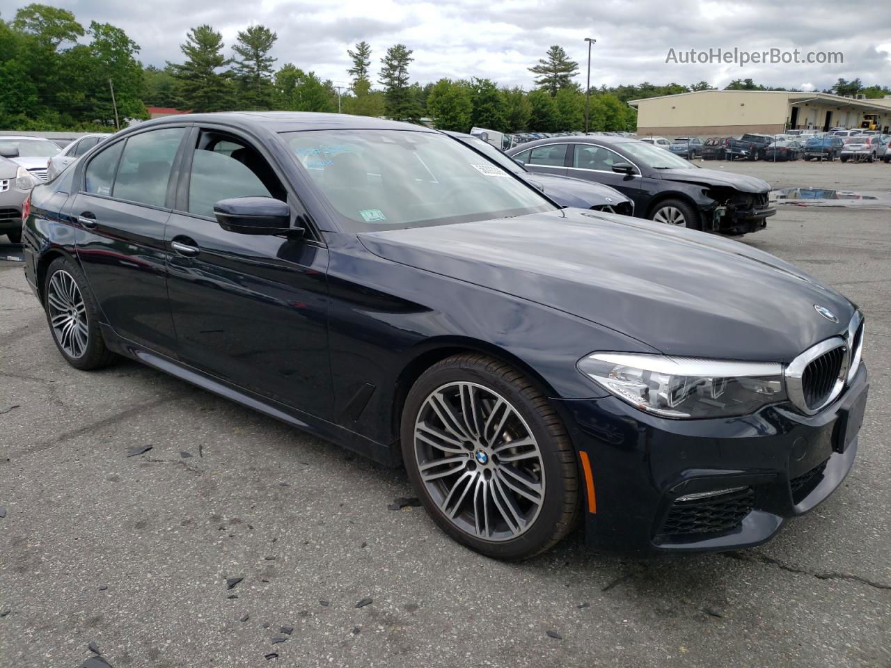 2017 Bmw 530 Xi Black vin: WBAJA7C30HG903863