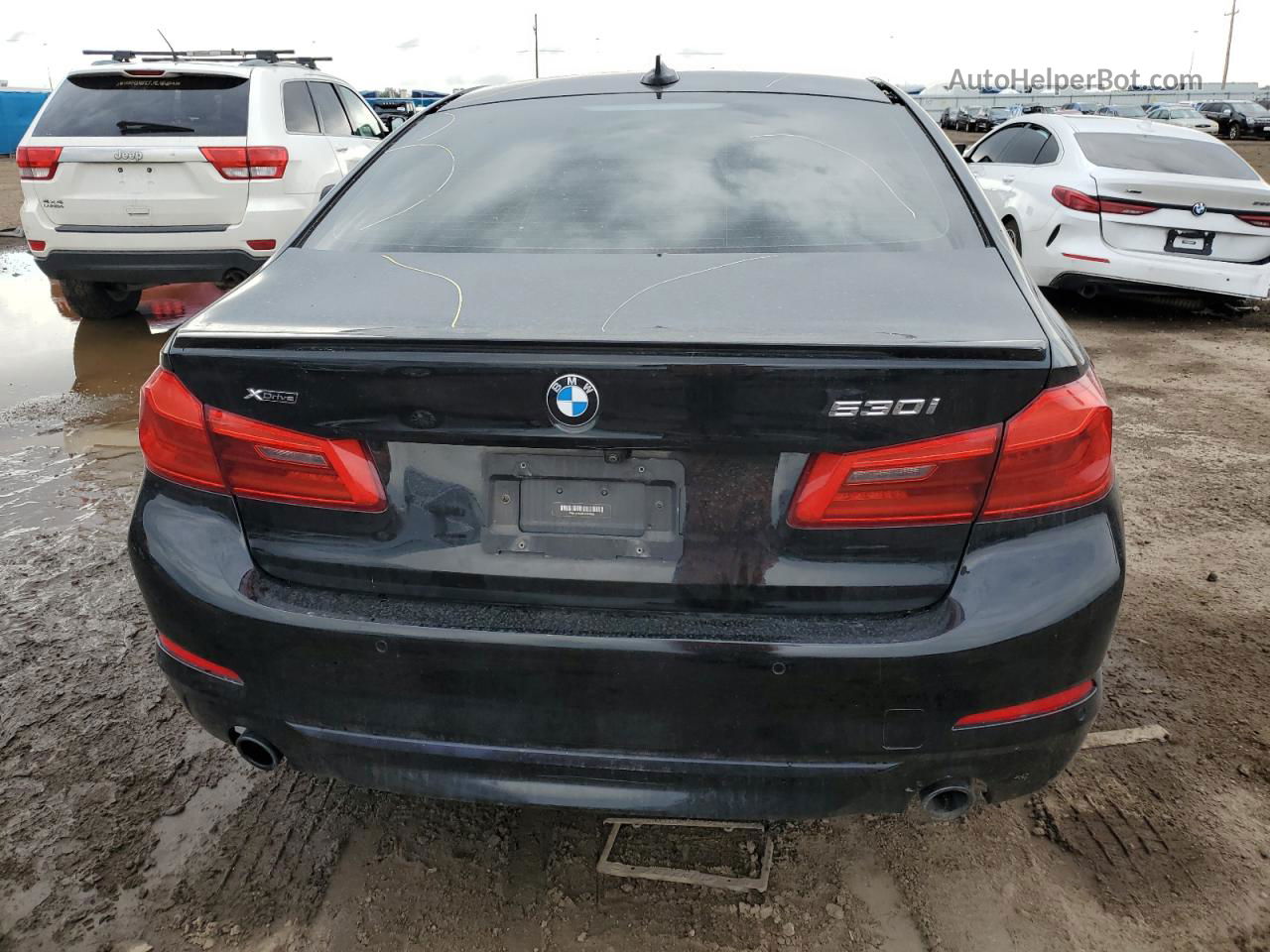 2017 Bmw 530 Xi Black vin: WBAJA7C30HG906682